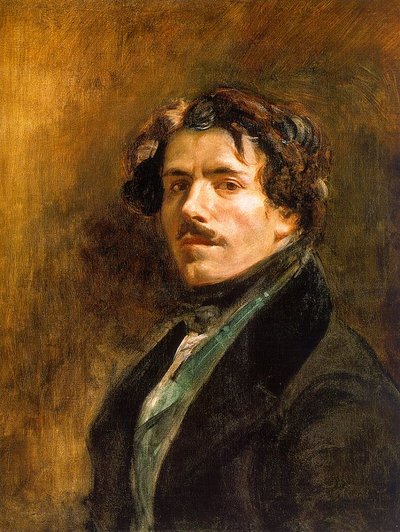 Selvportræt af Ferdinand Victor Eugene Delacroix